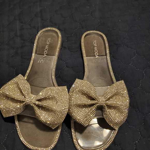 Top Moda plastic sandals with crystals. - Picture 3 of 5